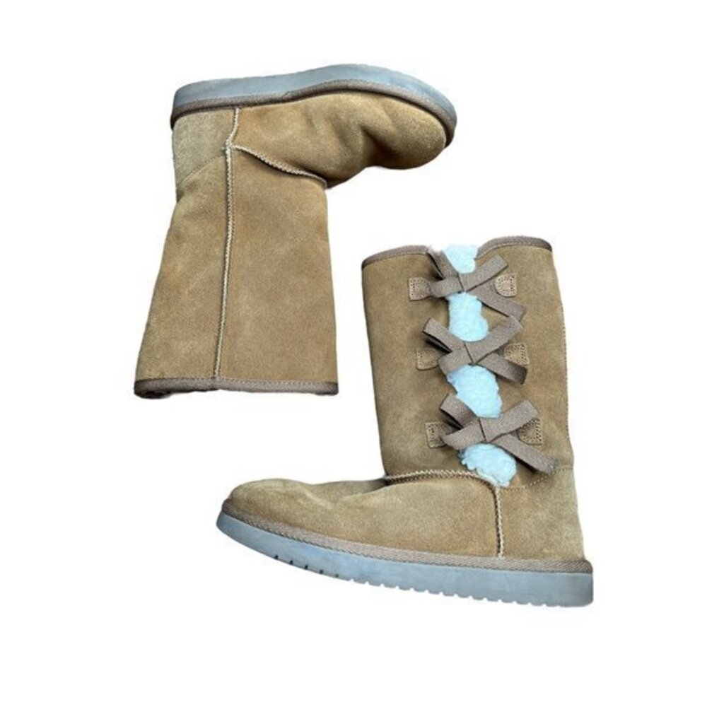 Kolaburra by UGG Tan Slip in Boots Size Kids 3